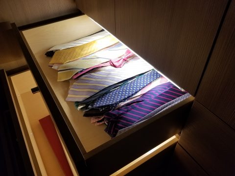 custom tie box closet guy