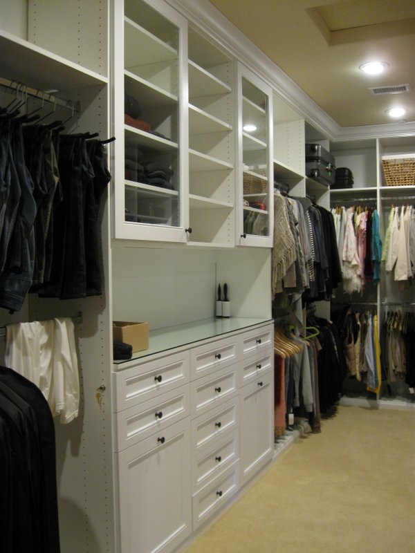 Large Contemporary Master Walk-In Closet - Featured Image