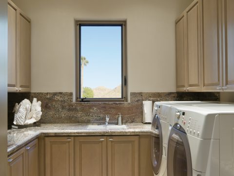 custom made laundry room in Palm Springs